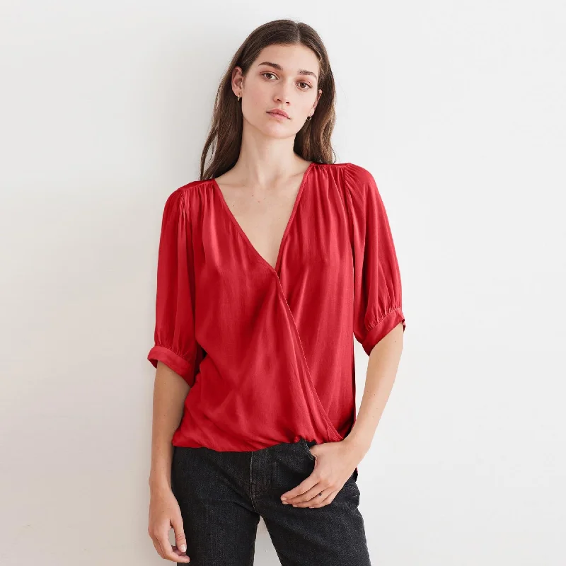 Willow Blouse (Fruity) Double-Layered Blouse