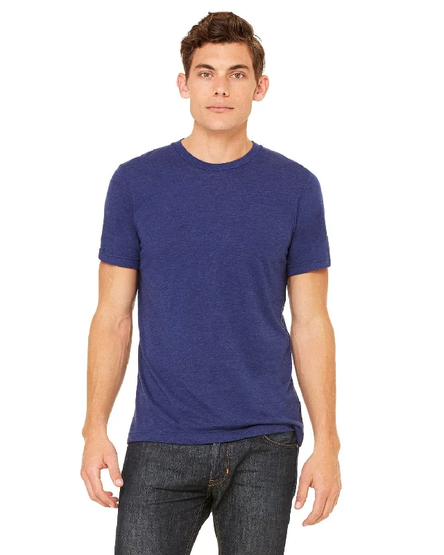 Bella+Canvas Triblend T-Shirt | Navy Triblend Cashmere Blend Cotton Blend Poly Blend