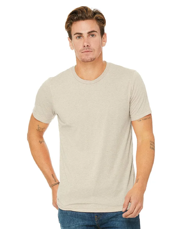 Bella+Canvas Triblend T-Shirt | Tan Triblend Anti-Shrink Durable Soft