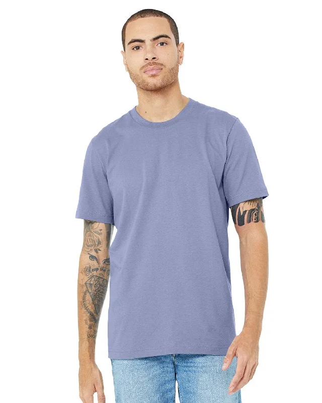 Bella+Canvas Unisex T-Shirt | Lavender Blue Anti-Shrink Durable Soft