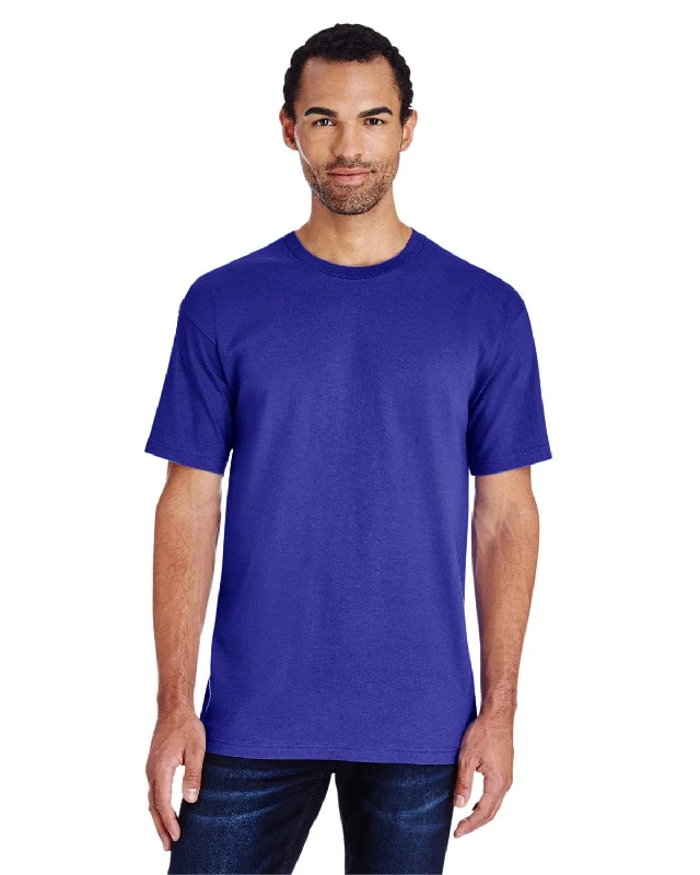 Gildan Hammer Heavyweight T-Shirt | Sport Royal Mesh Blend Leather Blend Suede Blend