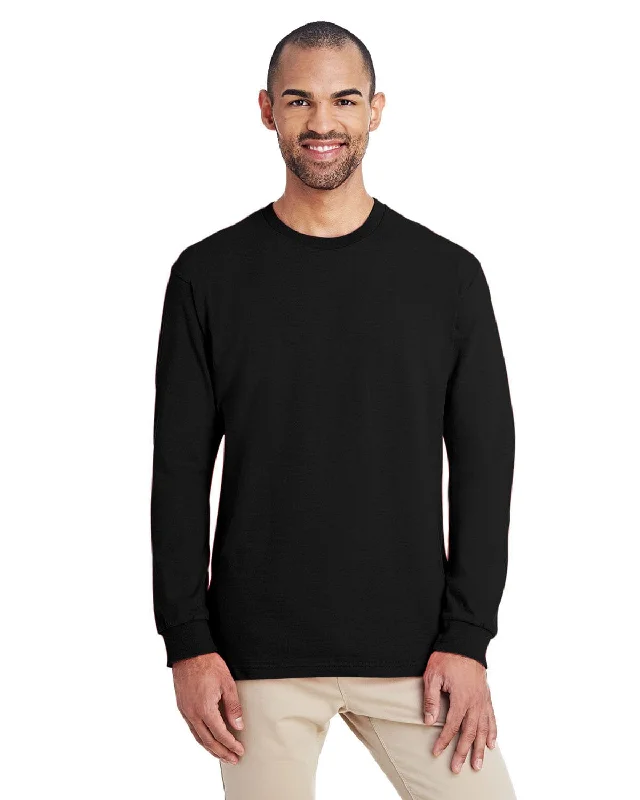 Gildan Hammer Long Sleeve T-Shirt | Black Elasticated Padded Insulated