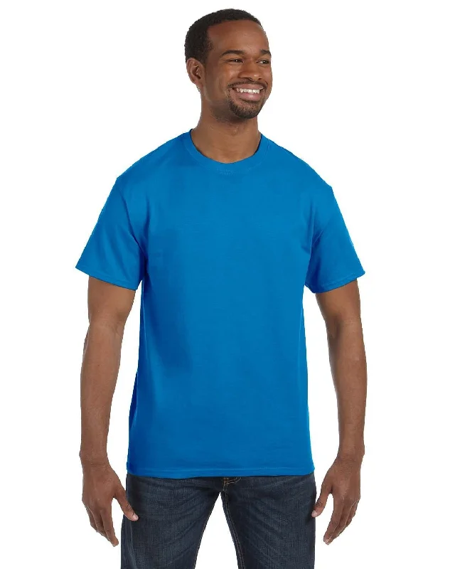 Hanes Authentic-T T-shirt | Sapphire Sequined Glittery Shiny