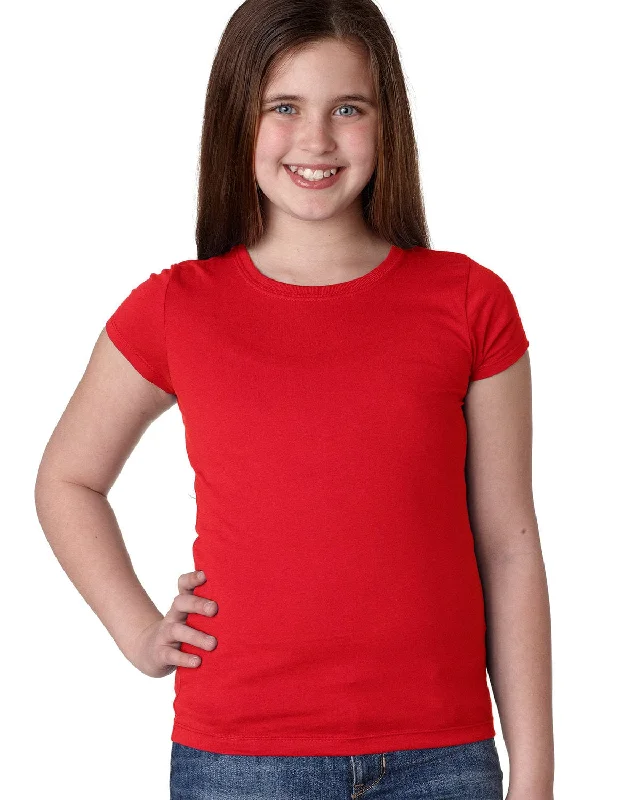 Next Level Girls Princess Tee | Red Mesh Fabric Canvas Fabric Denim Fabric