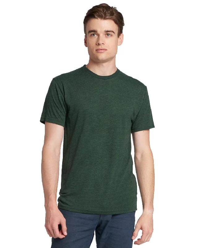 Next Level Mens Triblend Crew Tee | Black Forest Fashionable Trendy Casual