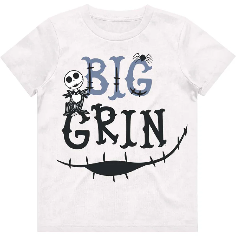 Disney Kids T-Shirt: The Nightmare Before Christmas Big Grin Modern Contemporary Chic