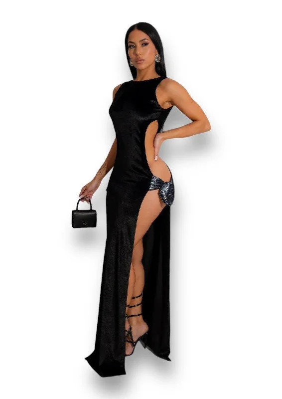 Night Out Maxi Dress Trendy A-Line Maxi Dress