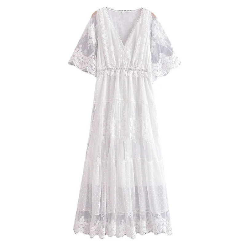 Phoenix Boho Maxi Dress Elegant Lace Maxi Dress