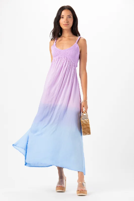 Starlight Maxi Dress Cozy Ruffle Sleeve Maxi Dress