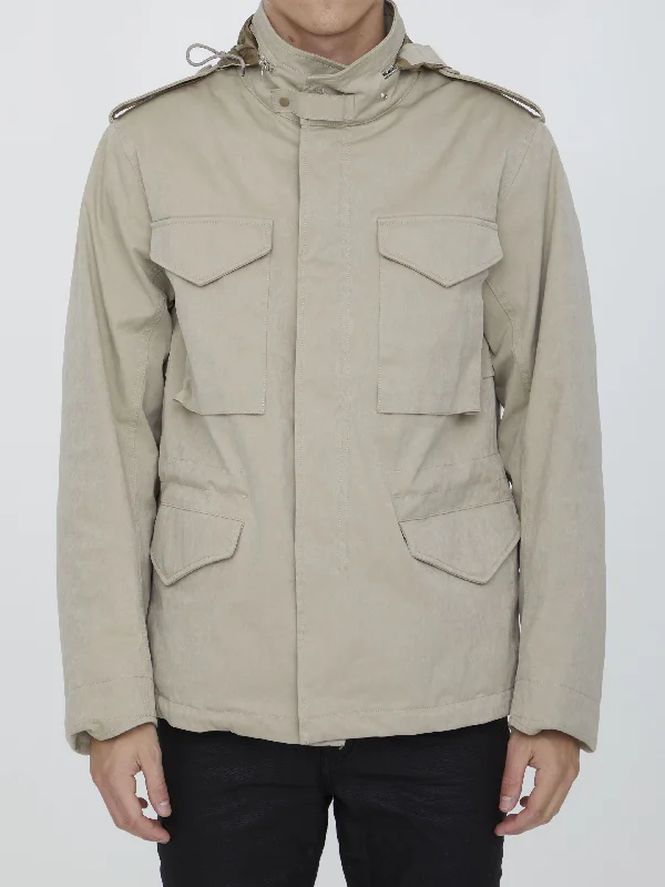 Beige Tencel Jacket Oversized Jacket Tailored Jacket Straight Jacket