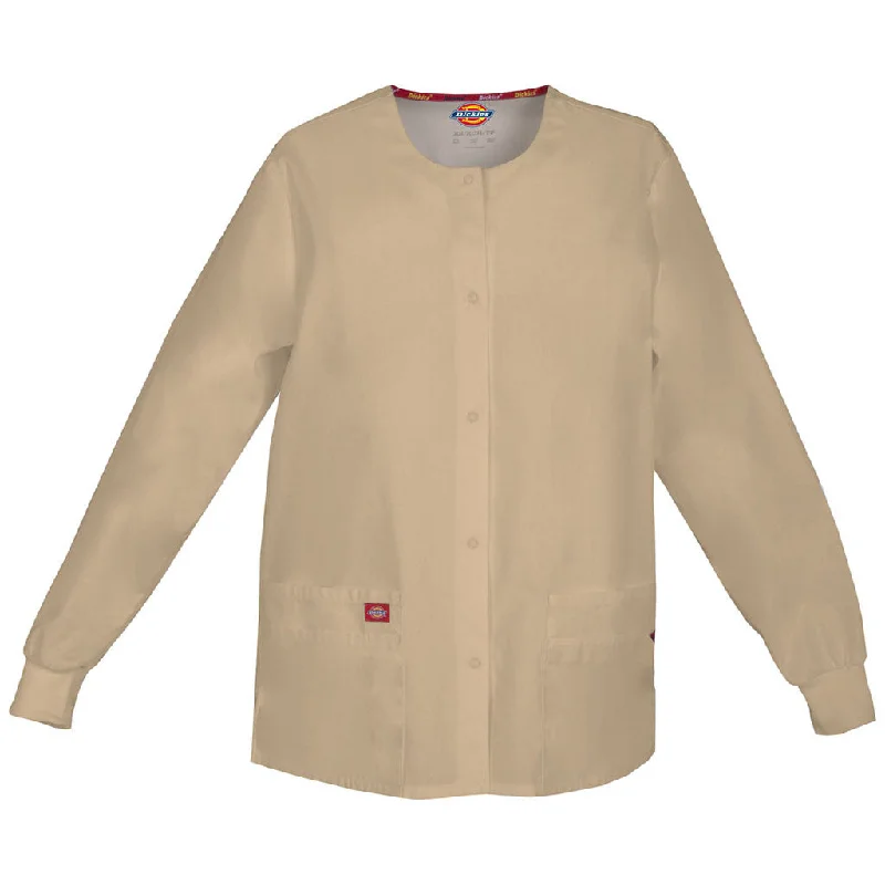 Dickies Women's Snap Front Warm-Up Scrub Jacket<br/>Style - 86306<br/>Sizes XS - XXL Elasticated Jacket Padded Jacket Insulated Jacket