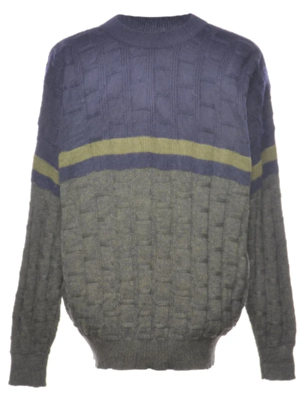 Patterned Jumper - XL Terry Terry Cloth Terry Knit