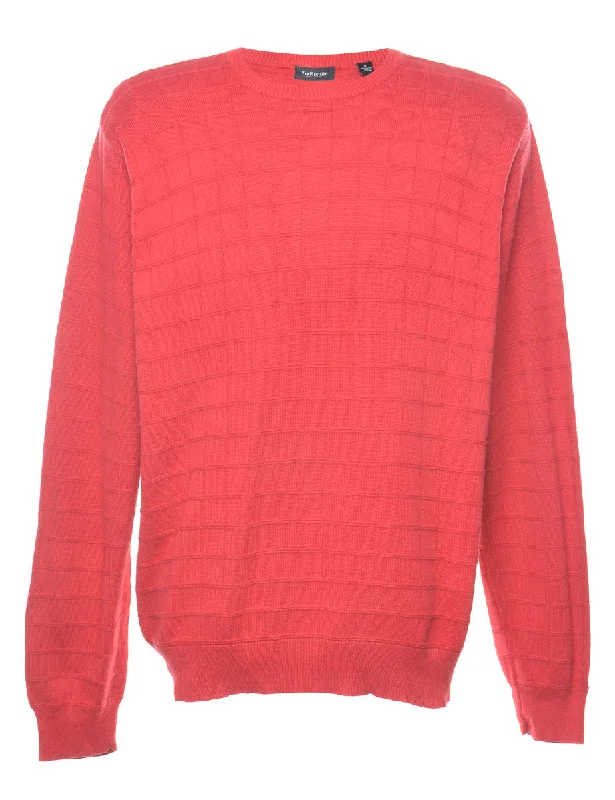 Red Jumper - M Soft Cozy Warm