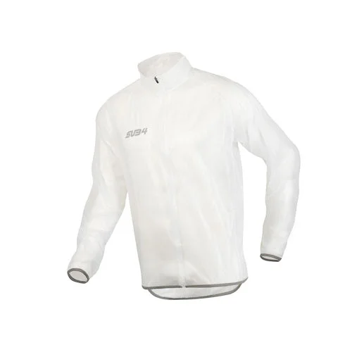 Sub4 Womens Action Cycling Rain Jacket  - Translucent White Herringbone Jacket Houndstooth Jacket Plaid Jacket