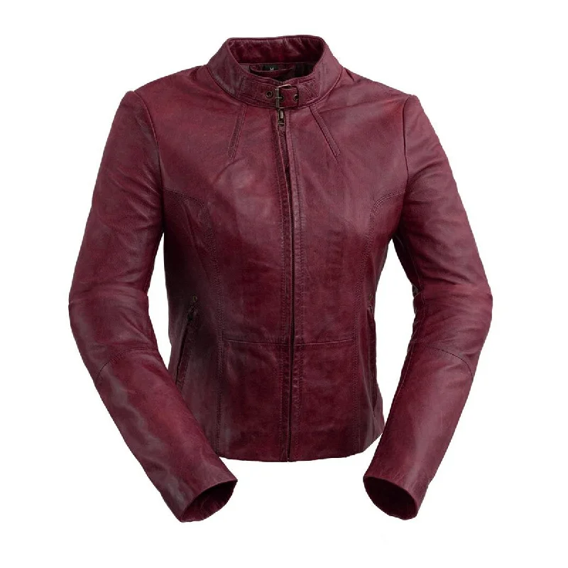 WOMEN'S LEATHER JACKET Satin Jacket Silk Jacket Chiffon Jacket