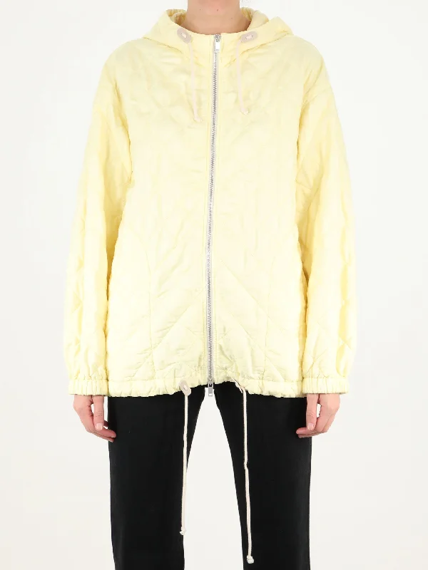 Yellow Quilted Jacket Lace Jacket Ribbed Jacket Sequined Jacket