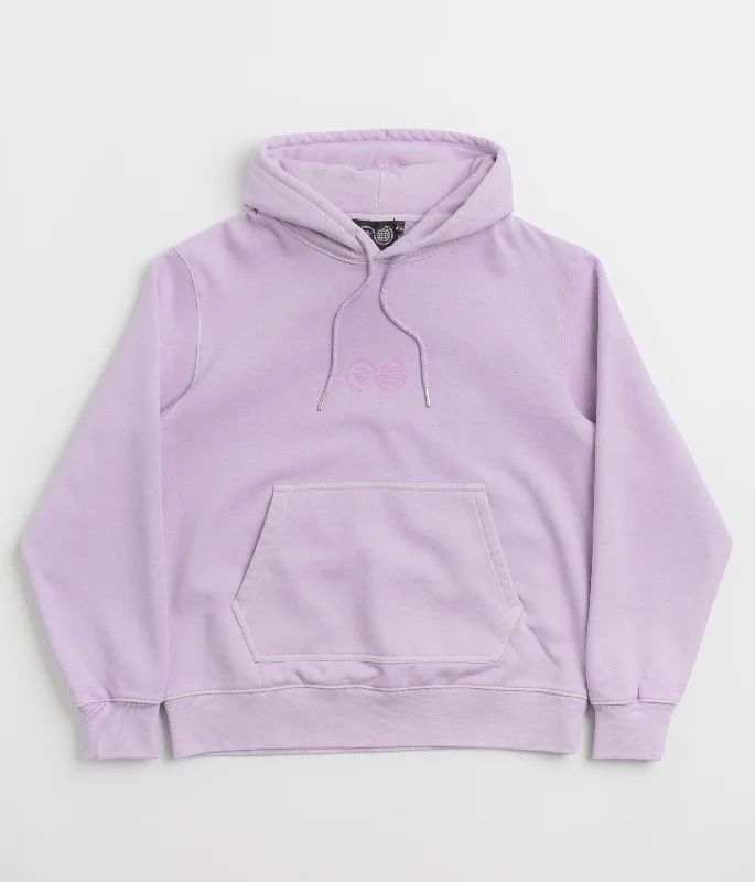 Purple Mountain Observatory Garment Dye Hoodie - Lilac Hoodie with Rhinestones Sparkly Elegant