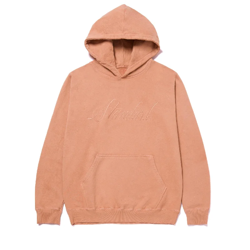 Standard Issue x BJ Betts Hoody - Camel Hoodie with Turtle Neck Cozy Winter