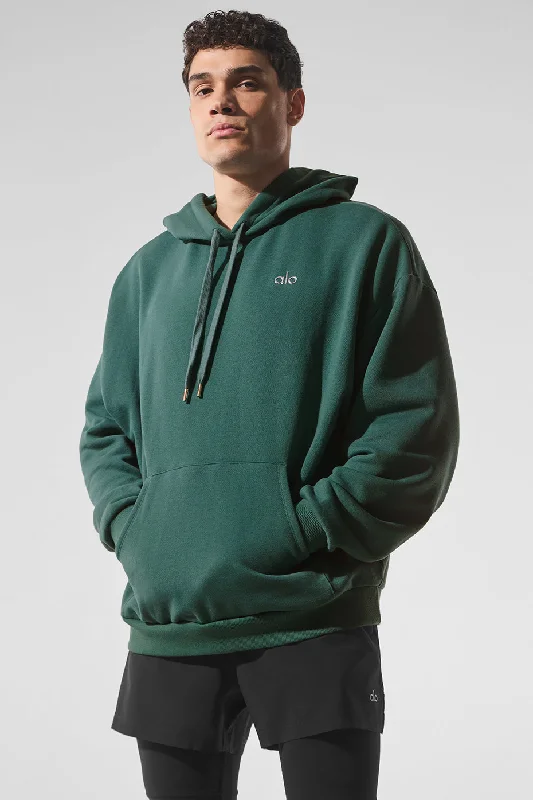 Accolade Hoodie - Winter Ivy Hoodie with Hem Contrast Bold Stylish