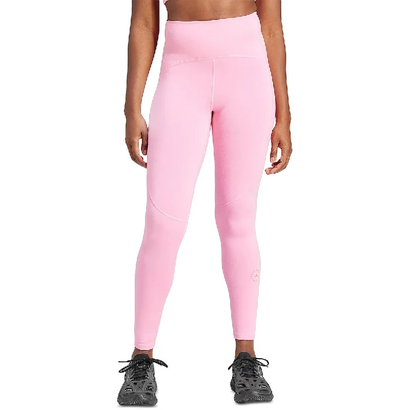 Adidas Womens High Waisted Tights Jogger Pants Formal Stretch Pants