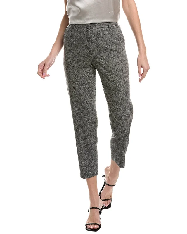 Lafayette 148 New York Clinton Wool-Blend Ankle Pant Comfy Athletic Pants