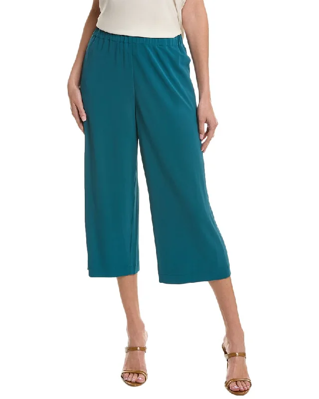 Lafayette 148 New York Riverside Cropped Pant Classic Flared Pants