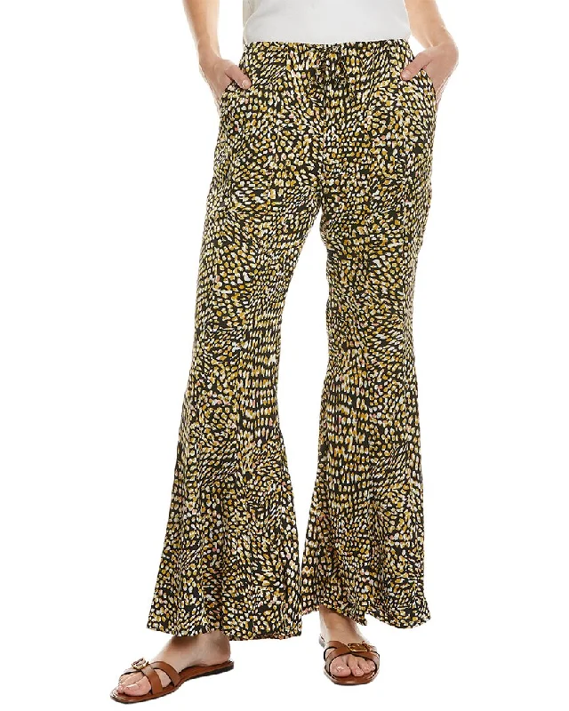 Traffic People Stevie Flare Pant Comfortable Denim Trousers