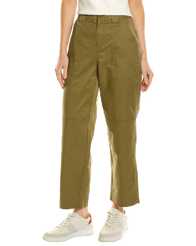 Brooks Brothers Straight Utility Pant Wide-Legged Palazzos