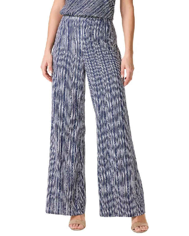 Nic+Zoe Spring Rain Wide Leg Pant Classic Stretch Pants