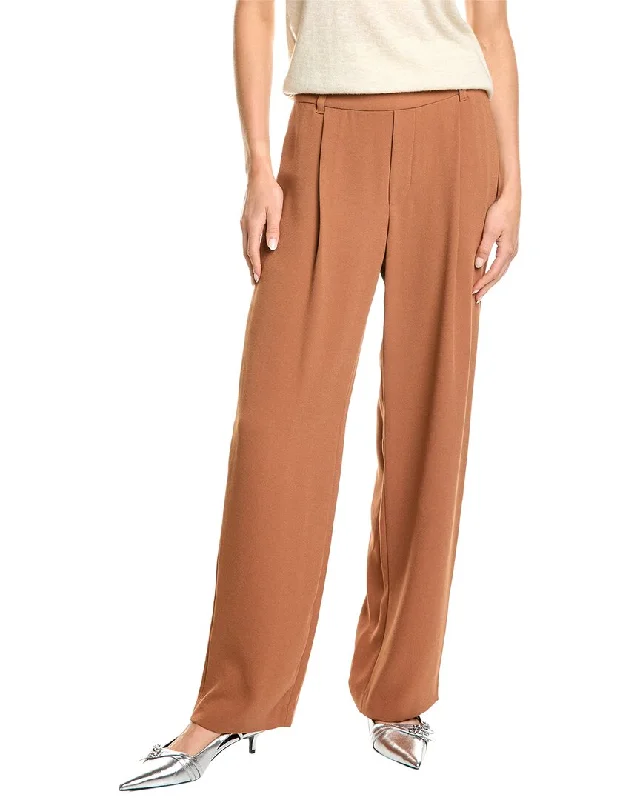 Vince Straight Pull-On Pant Cozy Full-Length Pants