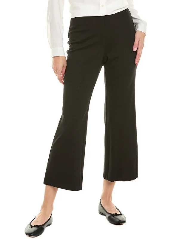 Lafayette 148 New York Special Gates Ankle Flare Pull-On Pant Comfy High-Waist Jeans