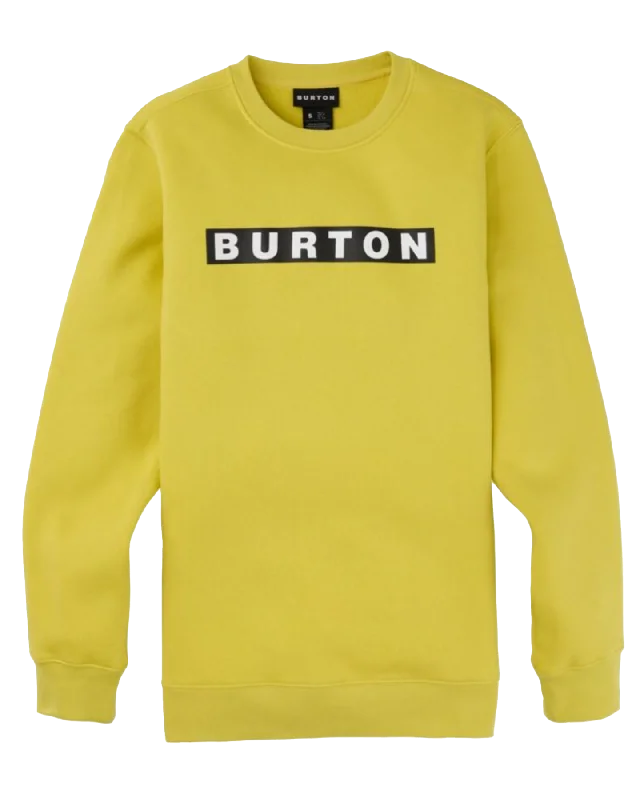 Burton Vault Crewneck Sweatshirt - Sulfur Hoodie with Embroidery Detailed Premium