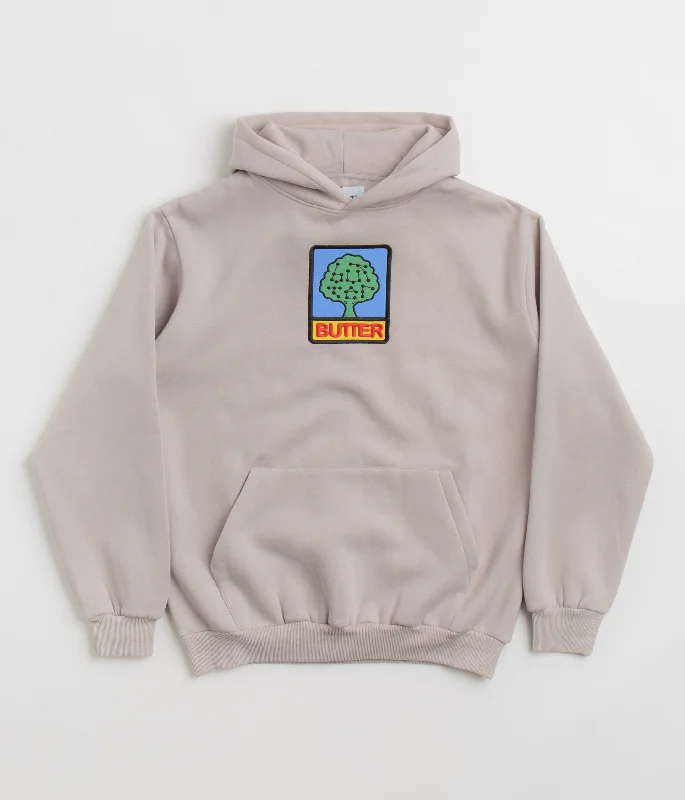 Butter Goods Growth Hoodie - Cement Hoodie with Gradient Ombre Colorful