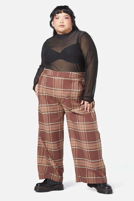 Curve Trinkets Pant Relaxed High-Waist Trousers