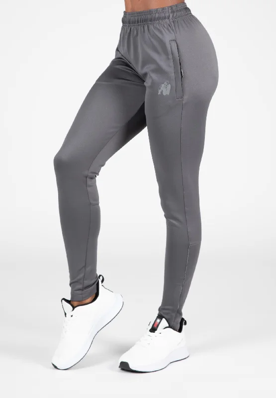 Halsey Track Pants - Gray Relaxed Casual Leggings