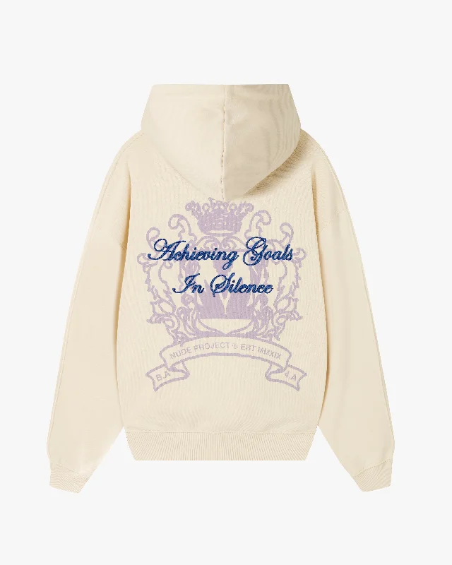 CHATEAU HOODIE MARSHMALLOW Hoodie with Relaxed Fit Easy Casual