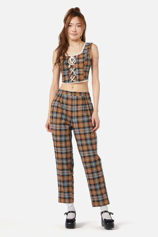 Kit Tartan Pants Fashionable Track Pants