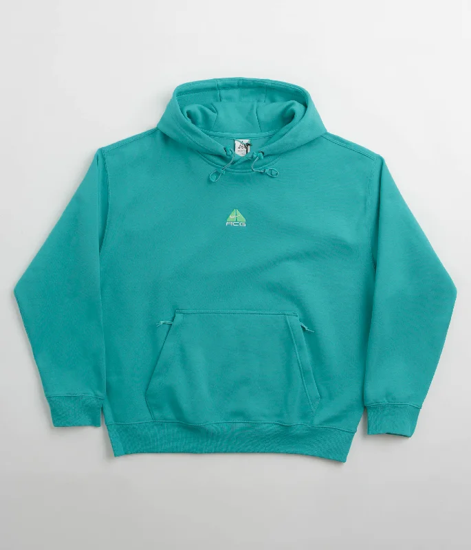 Nike ACG Therma-FIT Fleece Hoodie - Dusty Cactus / Summit White Hoodie with Hood Adjustable Protection