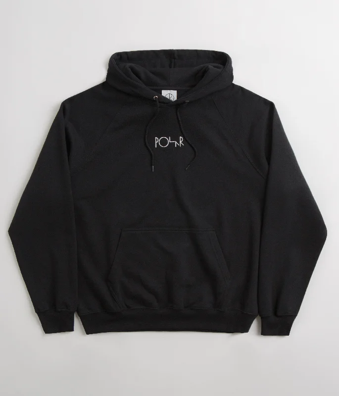 Polar Default Hoodie - Black Hoodie with Emblem Brand Identity