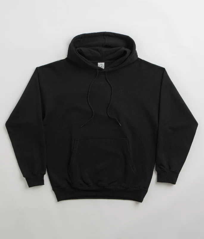 Polar Frank Hoodie - Black Hoodie with Emblem Brand Identity