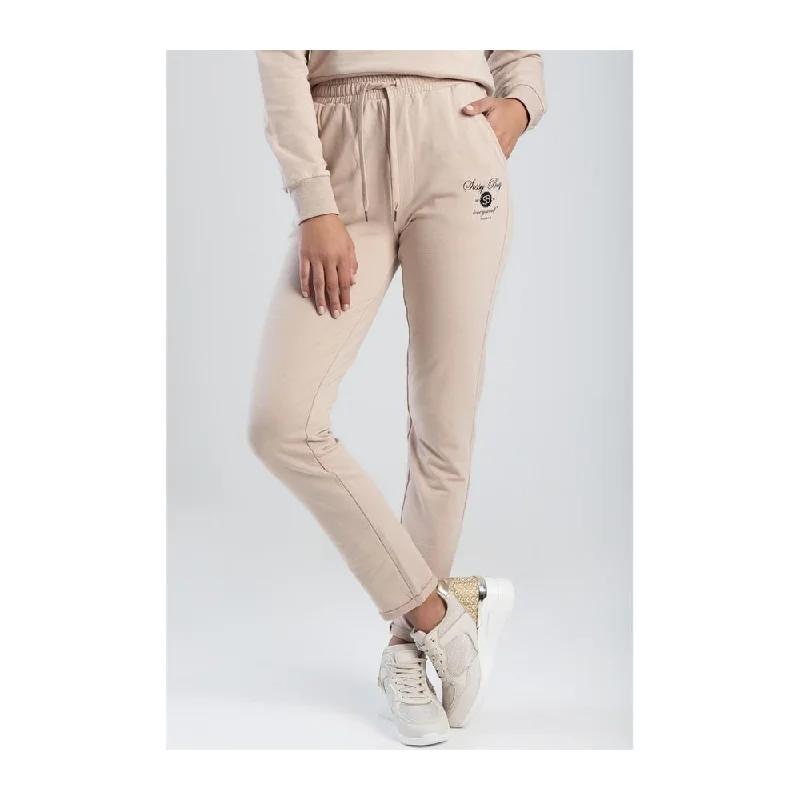 Sissyboy Ps30379 Sweat Pants With Printed Branding Comfortable Denim Trousers