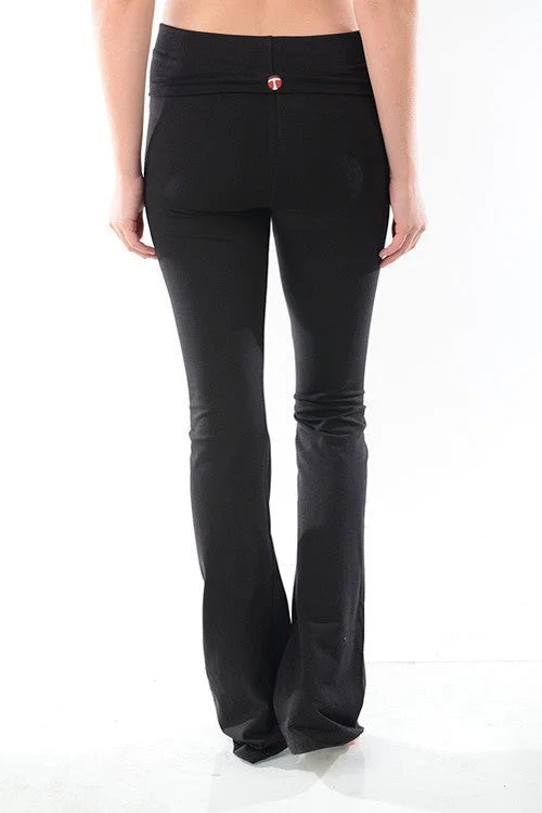 T-Party Foldover Yoga Pant Modern Skinny Pants