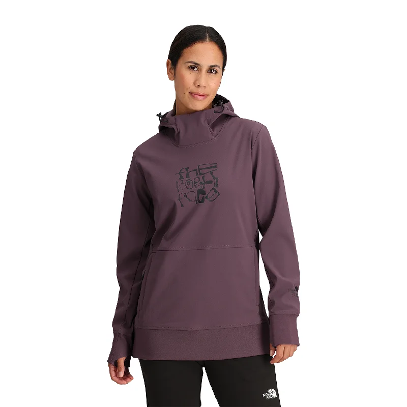 The North Face Women's Tekno Pullover Hoodie Hoodie with Rolled Sleeves Casual Relaxed