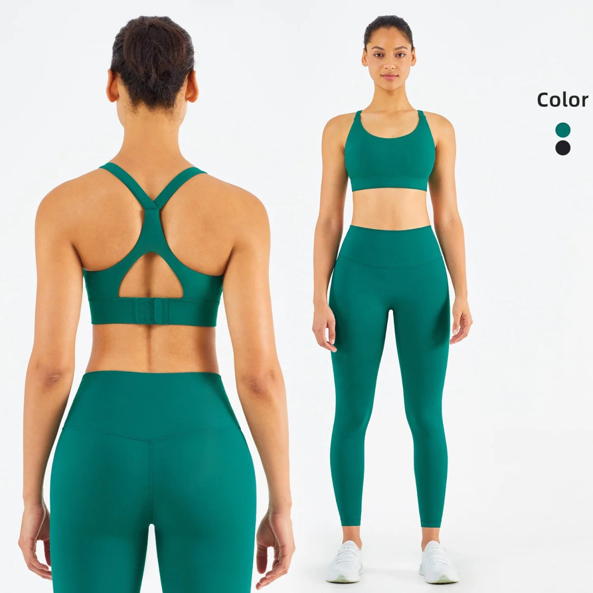 Women Yoga Pants Set with Hollow Adjustable Buckle and Super Soft Fabric Slim Fit Casual Pants