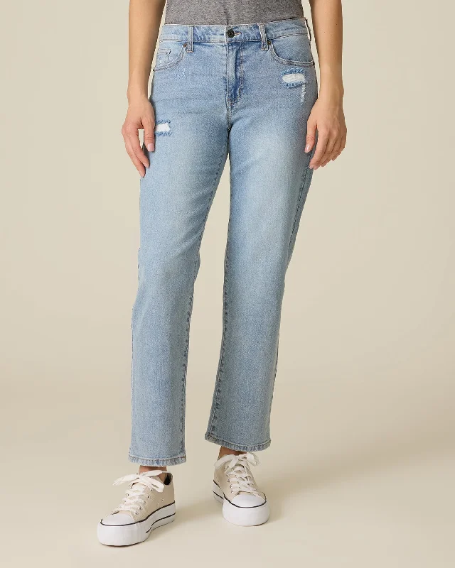 CHARLIE MID-RISE JEAN Stylish High-Waisted Denim