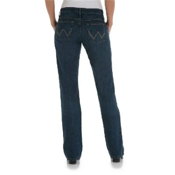 Women's Wrangler Ultimate Riding Jean Q-Baby Chic Ripped Jeans