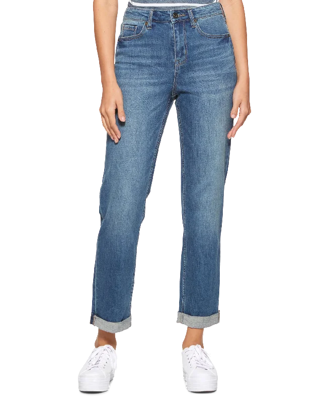 KENSET HIGH RISE JEAN Comfortable Boyfriend Jeans