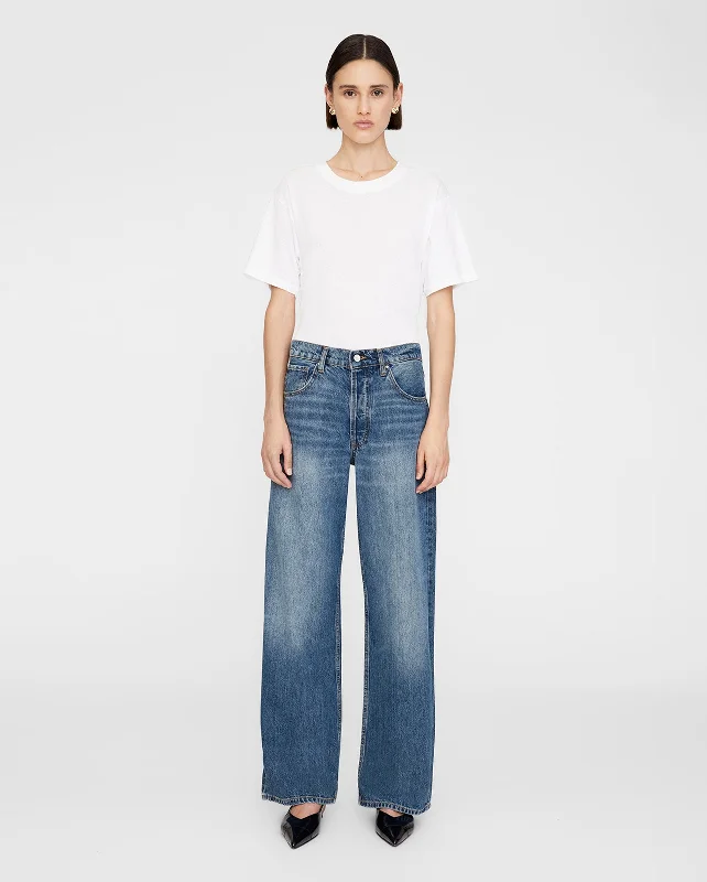 MANON JEAN / MAZARINE BLUE Trendy Layered Pocket Jeans