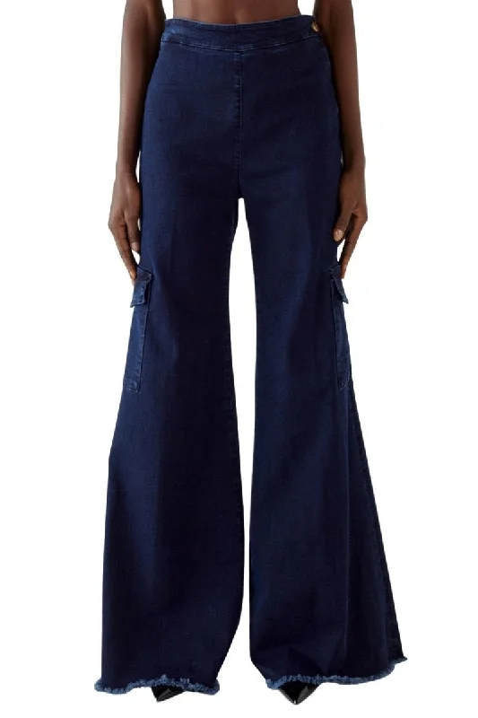 Milly Cargo Jean Comfortable Drawstring Waist Jeans