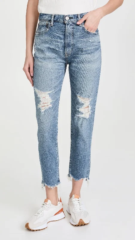 Moussy Carter Friend Jean Comfortable Mid-Rise Jeans